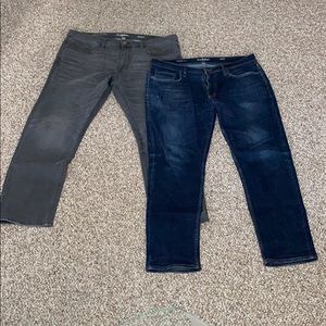 Goodfellow & Co lot of 2 pair of jeans, 38x 30